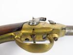 Pistolet réglementaire Francais de cavalerie modèle 1777 à coffre transformé...
