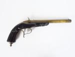 4 pistolet de tir époque Napoléon III système Flobert calibre...