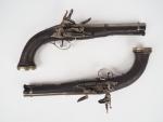 Paire de pistolets espagnols de " patilla " (A la...