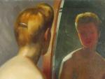 MILLER-RANSON "Jeune femme dénudée"
Huile sur toile.
Signée en bas à droite....