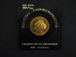 Médaille commémorative de John F. Kennedy en or jaune 999°/00.
Frappe...