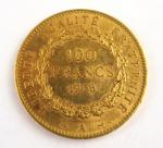 1 pièce de 100 francs or 1908