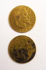 2 pièces de 5 francs or