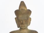 Torse de vishnu en grès, khmer, style d'Angkor vat. XIIIème...