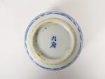 Lot de porcelaines de Hué du Vietnam bleu blanc comprenant...