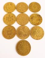 10 pièces de 20 francs or