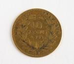 1 pièce de 10 francs or 1866 B