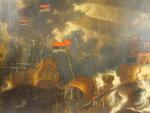 Ecole hollandaise XVIIème "Marine"
Huile sur toile.
54,5 x 81,5 cm
(restaurée et...
