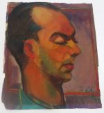 SEIF WANLY "Portrait de Charles Zamar"
Huile sur toile.
Signée en bas...