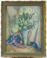 J.BOYE "Bouquet de fleurs dans un vase"
Pastel.
Signé en bas à...