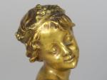 Raoul LARCHE "Jeune prince"
Sujet en bronze doré.
Socle en marbre.
Siot, fondeur...