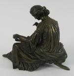 Cyp. VENOT "Jeune femme à l'antique"
Sculpture en bronze à patine...