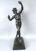 " Faune de Pompéi "
Sculpture en bronze à patine brune....
