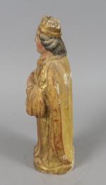 Sculpture fin XVIIIème - début XIXème en bois sculpté, doré...
