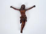 Sujet fin XVIIème/début XVIIIème en buis sculpté "Christ".
Dim.  24...