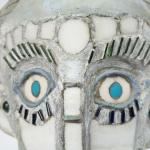 Stanko KRISTIC
"Masque"
Sculpture en matière composite.
Signée et datée 95. 
H. 56...