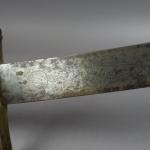 Rare sabre briquet modèle 1767 de grenadier, lame courbe plate...