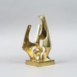 F. BROUARD. "Composition abstraite".
Sculpture en bronze, signée et numérotée 5/8.
Dim....