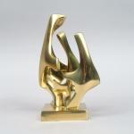F. BROUARD. "Composition abstraite".
Sculpture en bronze, signée et numérotée 5/8.
Dim....