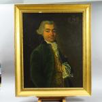 Ecole francaise fin XVIIIe début XIXe. "Portrait de Léon de...