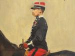 P. DESPAVIEUX "Officier de cavalerie"
Huile sur toile. Signée en bas...