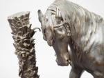 Pierre-Jules MENE.'Cheval au palmier'.
Sculpture en bronze à patine médaille.
Fonte Barbedienne.
Dim....