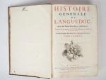 DEVIC et VAISSETTE. Histoire générale de Languedoc, avec des notes...