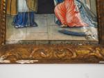 Plaque en émail peint polychrome représentant saint Eutrope de Saintes...