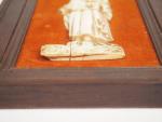 Sujet XVIIème en ivoire " Saint Joseph et l'Enfant Jésus...