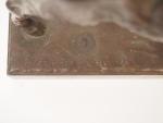 J. CLESINGER
"Taureau romain"
Sujet en bronze à patine brune.
Fonte Barbedienne. 
Signé...