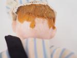 Petite poupée entièrement articulée de marque Armand Marseille. 17 cm....