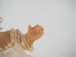 Enfant Jésus en cire, taille 25 cm (l'ensemble des doigts...