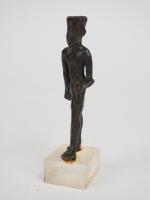 Dieu Amon en bronze. Egypte. Basse Epoque (664-332 av. J.-C.).
H....