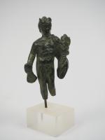 Statuette en bronze du dieu Mercure vêtu d'une chlamyde, coiffé...
