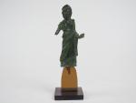Statuette en bronze d'une femme ou déesse romaine (Fortuna ?)...