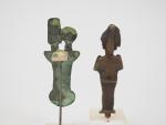 Deux statuettes en bronze dans le goût de l'Anatolie et...