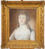 Ecole Francaise début XIXème
"Portrait de dame"
Pastel. 
Dim. à vue: 40,5...
