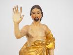 Sculpture XVIIIème en bois polychrome.
"Saint Jean-Baptiste"
H. 78 cm
(accidents et restaurations)