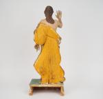 Sculpture XVIIIème en bois polychrome.
"Saint Jean-Baptiste"
H. 78 cm
(accidents et restaurations)
