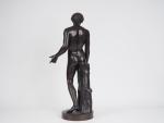 Ecole francaise XIXème d'après l'antique
"Apollon"
Sculpture en bronze à patine brune.
H....