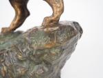 Roger RICHARD
"Tigre"
Sculpture en bronze à patines médaille et brune.
Signée.
26,5 x...
