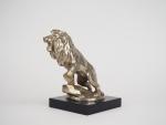 Maurice Roger MARX 
"Lion Peugeot"
Sujet en bronze argenté.
Signé.
H. 14,5 cm