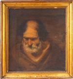 Ecole francaise XVIIIème
"Portrait d'ap&tre"
Huile sur toile.
50,5 x 44 cm
(craquelures et...