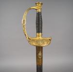 Belle épée à clavier d'officier de la Garde impériale Napoléon...