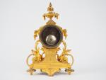 Cartel de style Louis XV en bronze doré, à décor...
