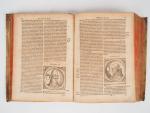 PLATIN&E (B.). De vitis pontificum romanorum. Col. Agr. (Cologne), P. Cholini 1611. in-4. Vélin,...