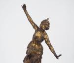 Sculpture début Xxème en bronze.
"Danseuse de ballet russe".
Socle en marbre.
Dim...