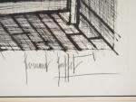 BERNARD BUFFET
"La chalmbre de Van Gogh".
Lithographie en noir.
Numérotée: 109/120
Signée en...