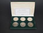 12 médailles en argent "Collection débarquement 1944-1994".